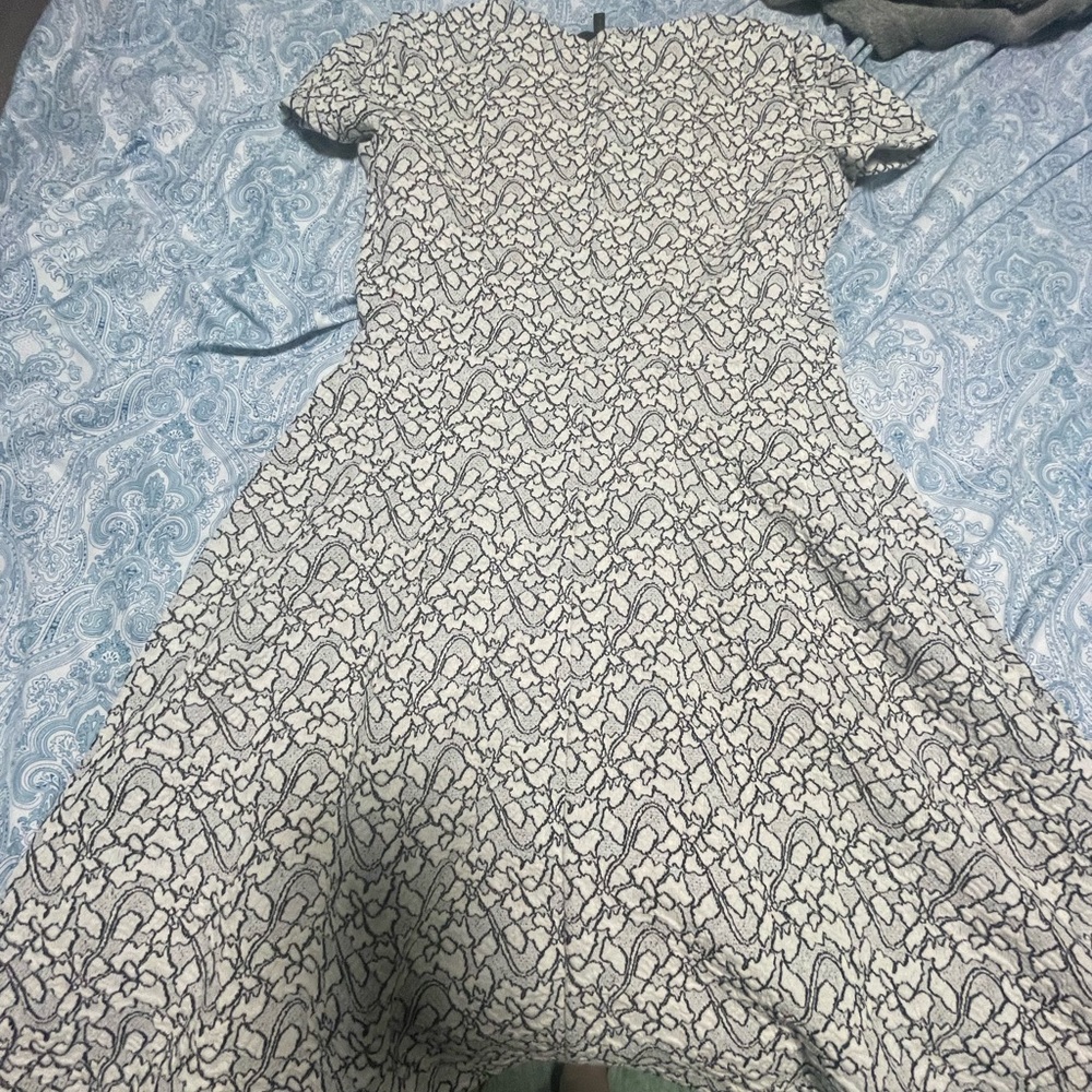 BCBGMaxAzria Black and White Mini Dress